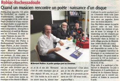 Article sur l'album